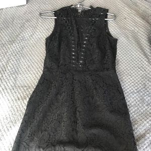 Free People Cherie BodyCon Black Lace Dress